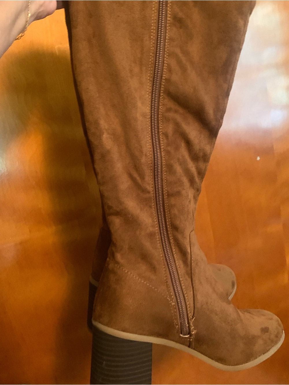 NWT Brown Suede Knee-High Women's Boots